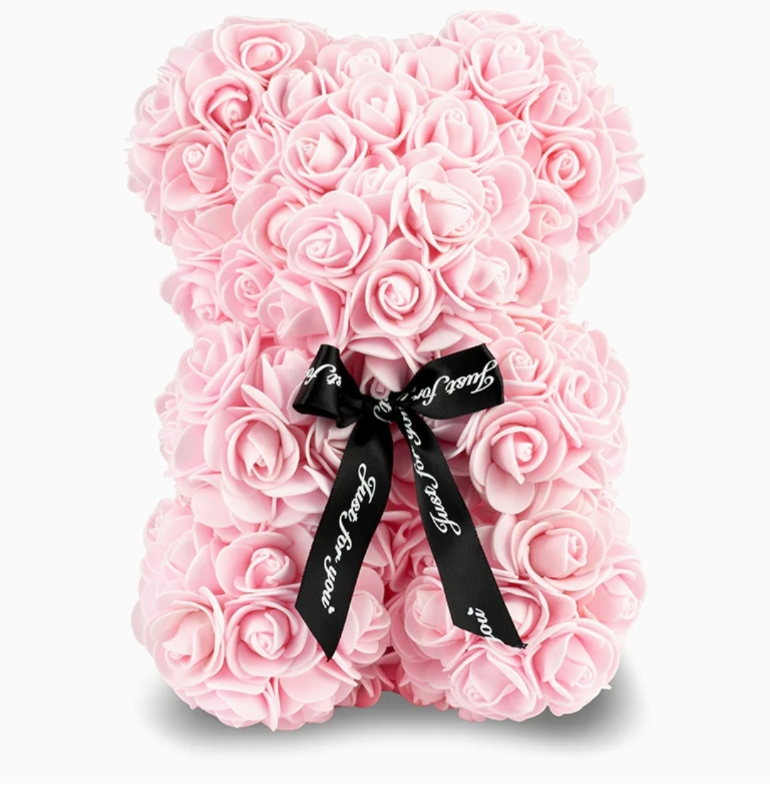 Soft Pink Rose Bear